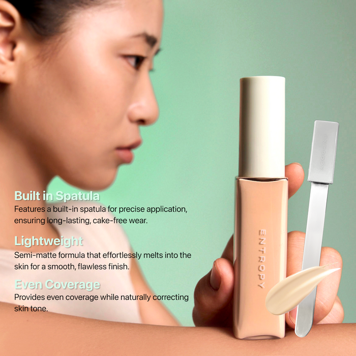 [ENTROPY] Organza Fit Spatula Foundation-Luxiface.com
