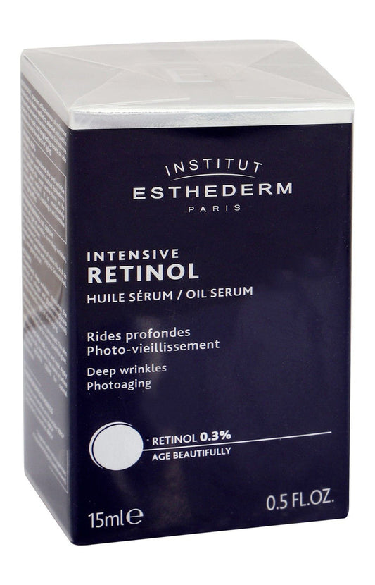 Esthederm Intensive Retinol Anti-Aging Facial Oil Serum for Deep Wrinkles, 15ml - Makkah Pharmacy
