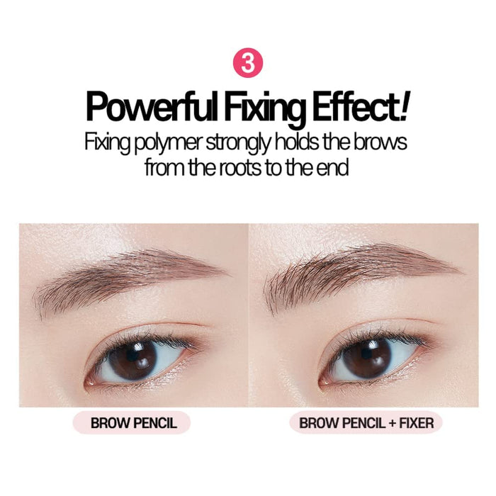 ETUDE Bare Edge Brow Pencil 01 Dark brown