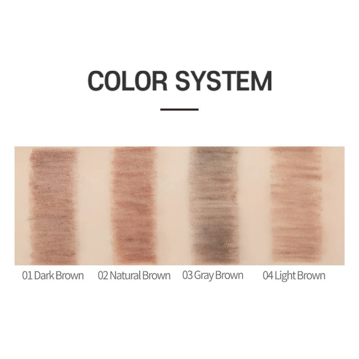 ETUDE Bare Edge Brow Pencil 01 Dark brown