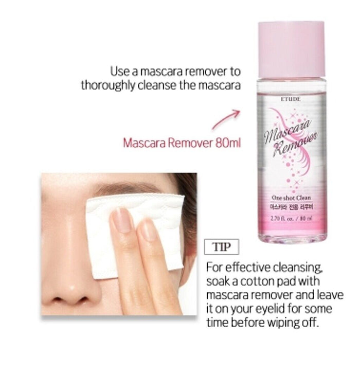 Etude Mascara Remover One Shot Clean 80ml