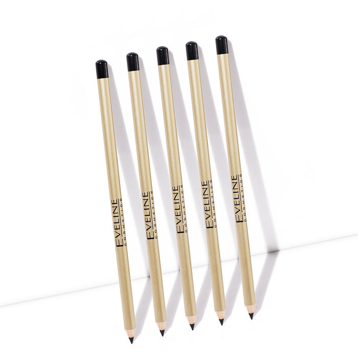 Eveline Cosmetics Eyeliner Eye Pencil - Black 2 gm