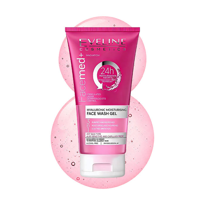 Eveline Cosmetics Facemed+ Hyaluronic Face Wash Gel 150 ml