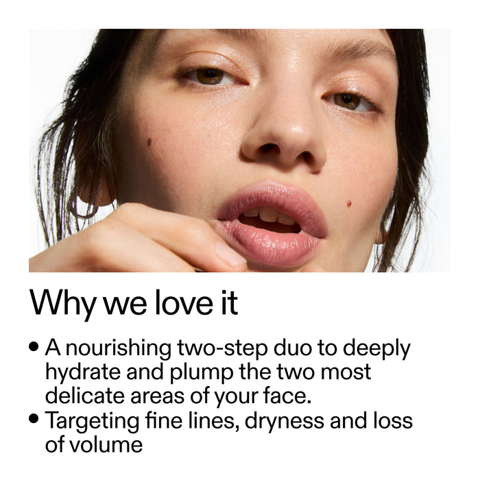 Why we love the Eye & Lip Hydration Duo on a white background