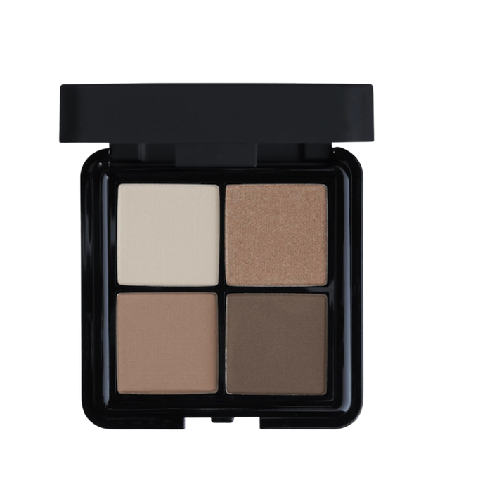 BABOR Lidschatten Palette nude – 4-farbige Eyeshadow Palette für natürliche und elegante Augen-Make-up Looks