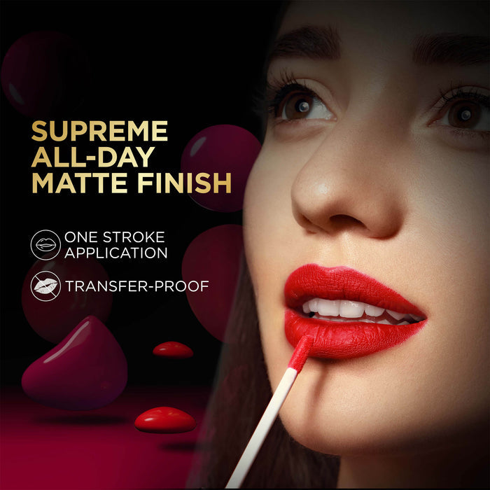 FACES CANADA Comfy Matte Liquid Lipstick - Note To Self 07, 3.8 ml | Comfortable 10HR Longstay | Intense Matte Color | Almond Oil & Vitamin E Infused | Super Smooth | No Dryness | No Alcohol