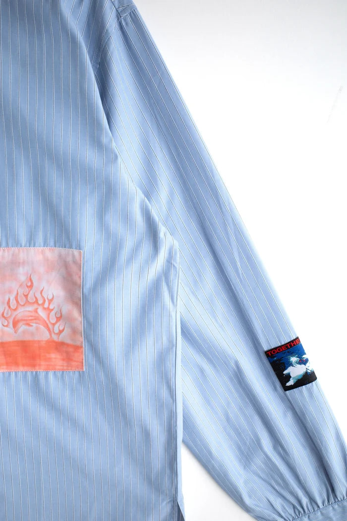 Flaming Dolphin Business Shirt