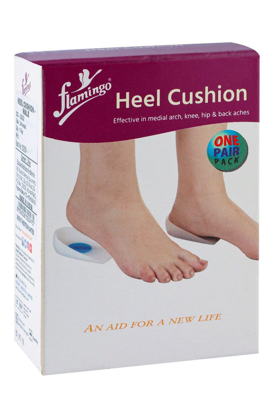 Flamingo Universal Size Heel Cushion for Men, 1 Pair - Makkah Pharmacy