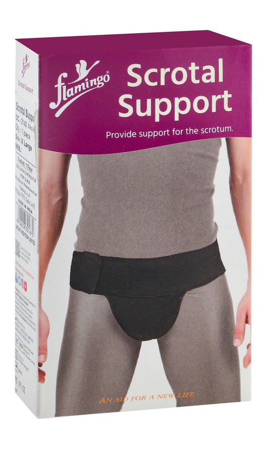 Flamingo XL Beige Scrotal Support (100-110cm), 1 Piece - Makkah Pharmacy