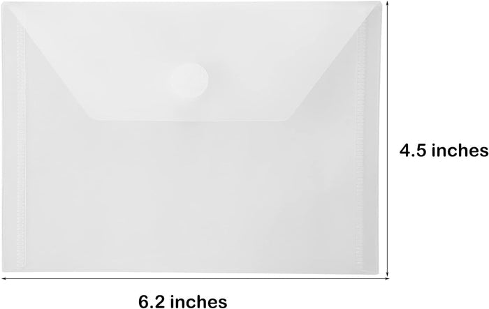 Flat Storage Envelopes With Velcro Closure - Variety Pack set of 8