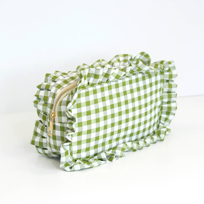 Gingham Ruffle Bag