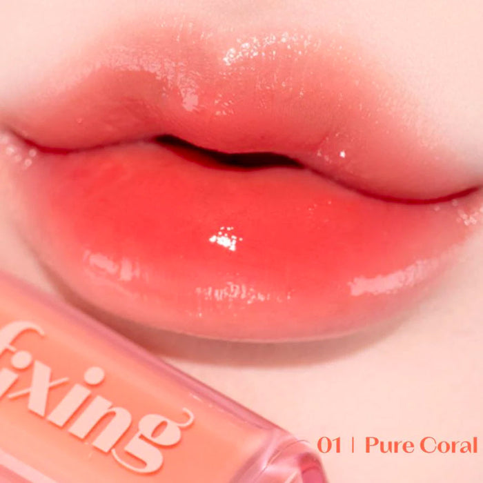 Etude House Glow Fixing Tint #01 PURE CORAL Nudie Glow Australia