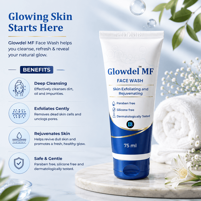 Glowdel MF Face Wash 75ml - Cosmosentials
