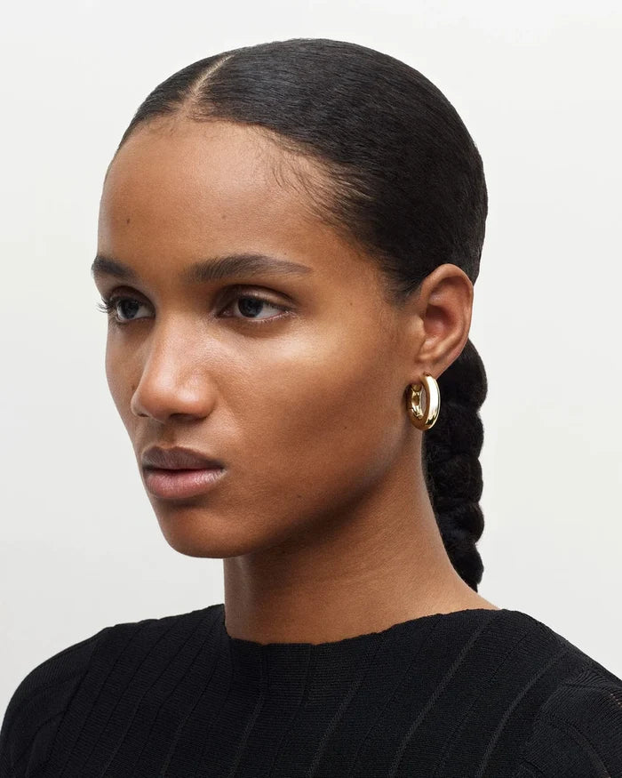 Gold Chunky Hoops