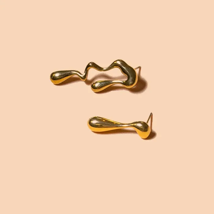 Gold Vice Versa Studs