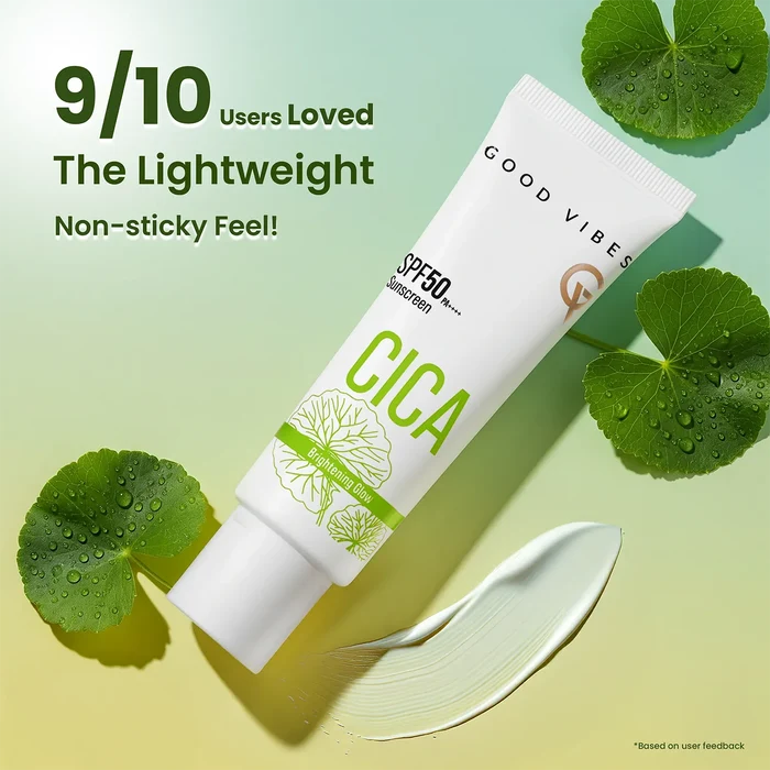 Good Vibes Cica Brightening Glow Sunscreen 10 gm