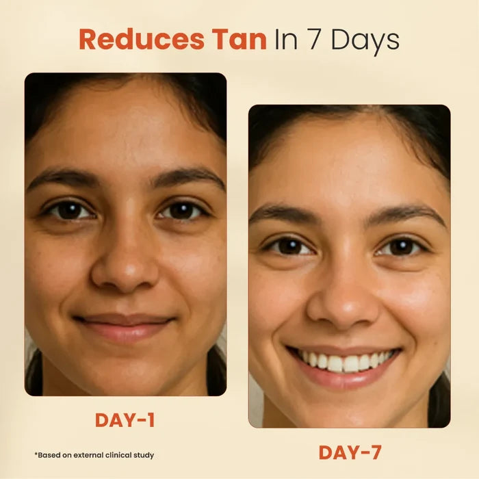Good Vibes Ubtan De-tan Glow Light Day Cream with Power of Serum (100 gm)