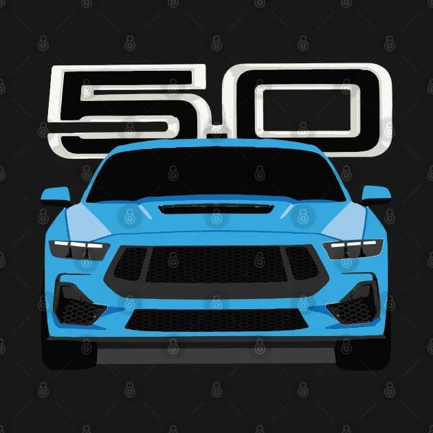 Grabber Blue Mustang T-Shirt