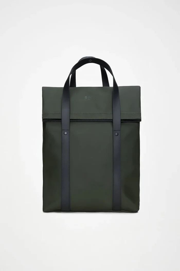Green 2Way Tote Backpack