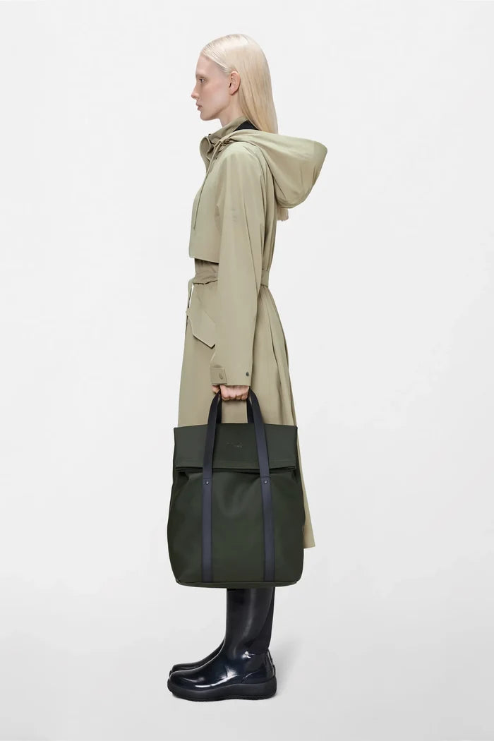 Green 2Way Tote Backpack