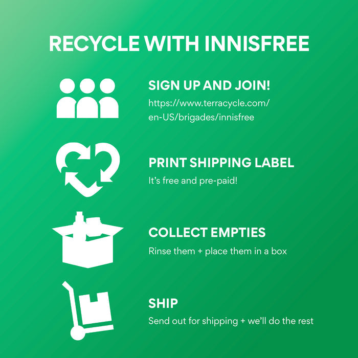recycle with innisfree: terracycle