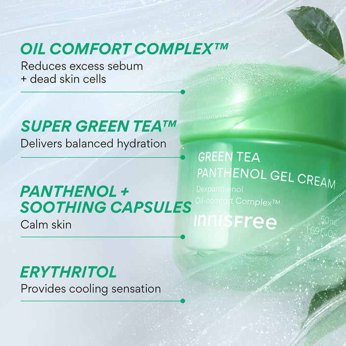 Green Tea Panthenol Gel Cream ingredients