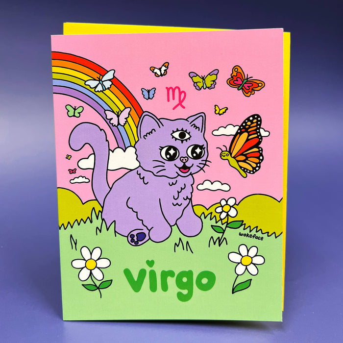Greeting Card - Zodiac: Virgo - Pigeon's Roller Skate Shop