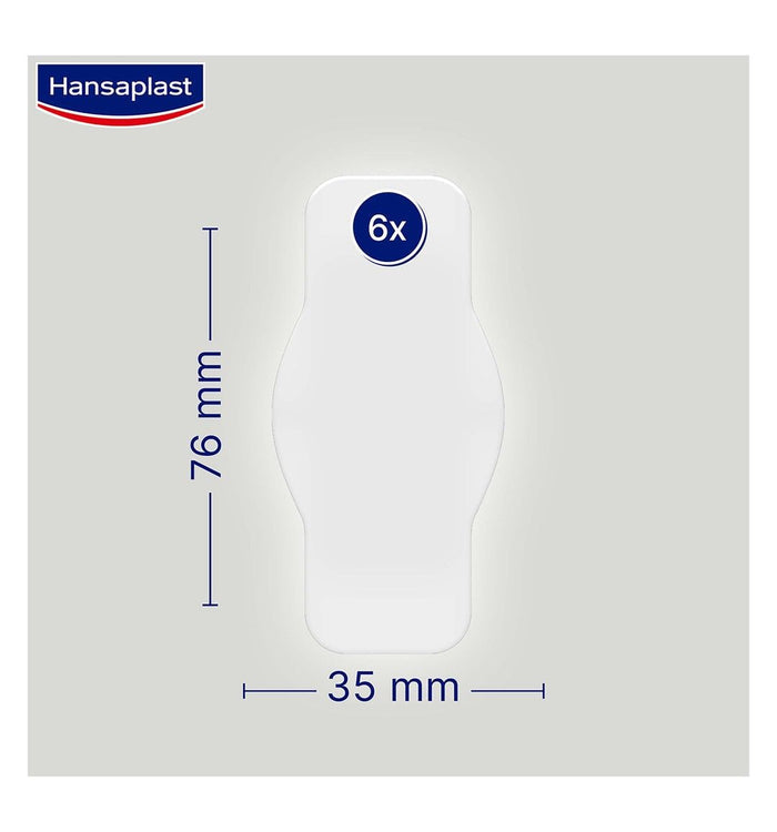 Hansaplast Second Skin Protection Water-Resistant Very Thin & Elastic Plasters, 6 per pack - Makkah Pharmacy