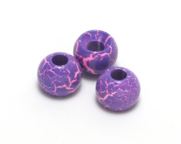 Hareline Crackle Slotted Tungsten Beads - Spawn Fly Fish - Hareline Dubbin