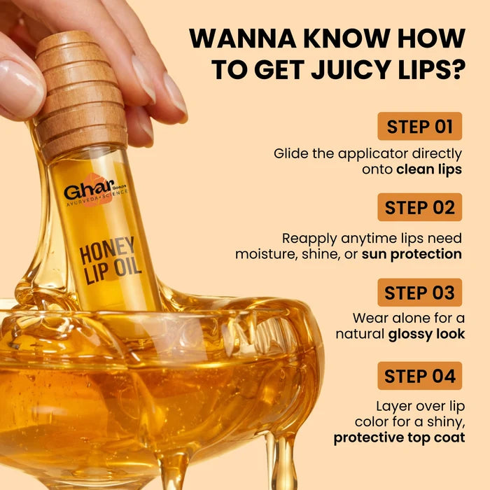 Honey Lip Oil  With SPF 30