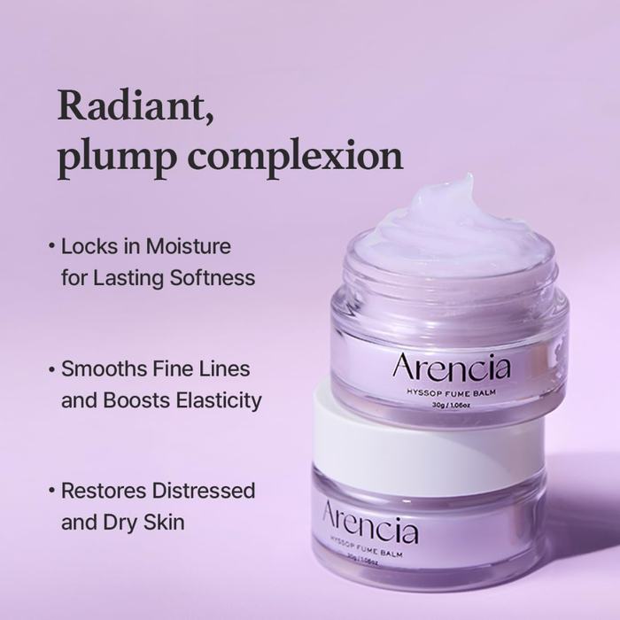 Arencia Hyssop Fume Balm Nudie Glow Australia
