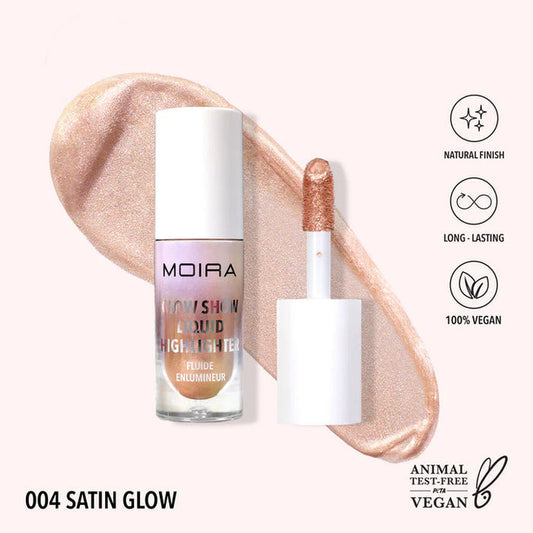 Iluminador Liquido Moira -  004 satin glow