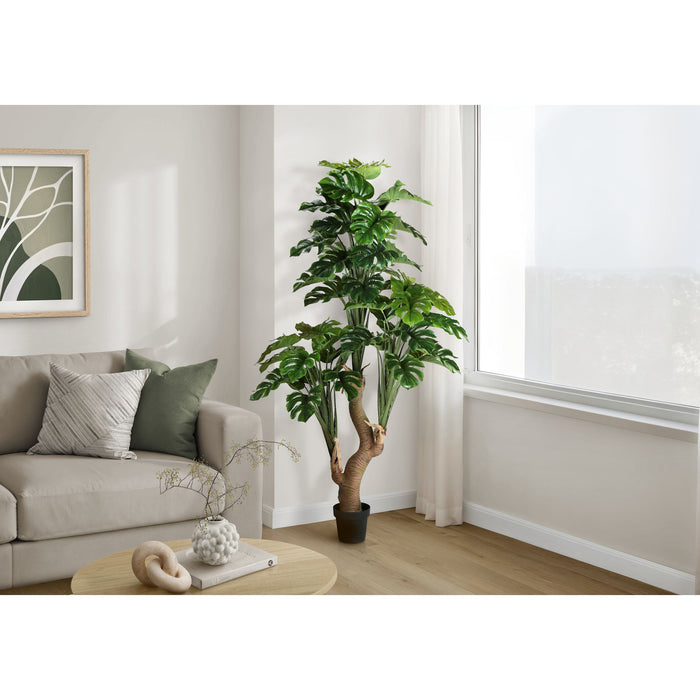 Indoor Monstera - 83" Artificial Plant in a 8" Pot