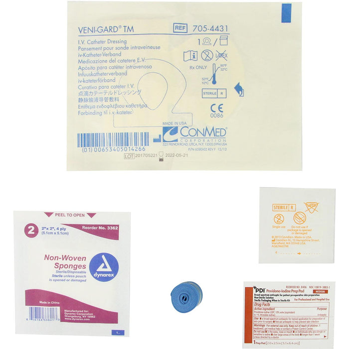 IV Start Kit, Packaging and components
