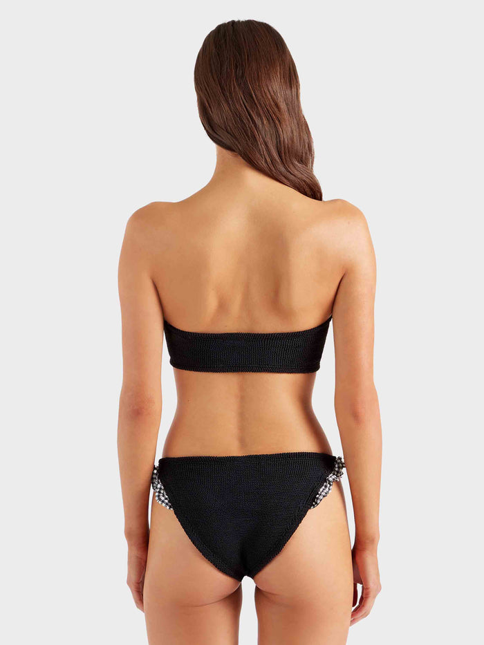 Jean Bikini - Black Gingham