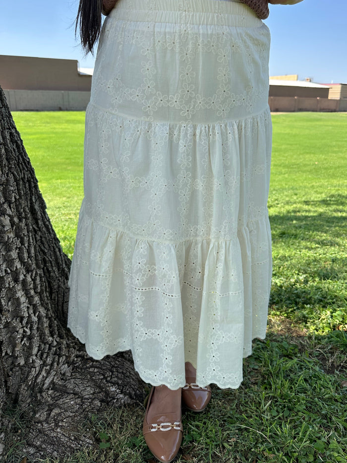 Karen Boho Maxi Skirt
