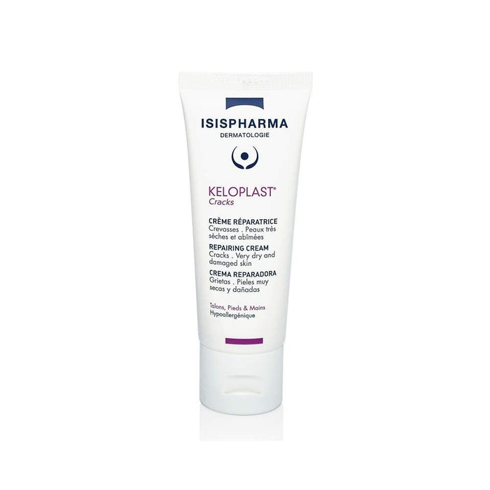 Keloplast Hypoallergenic Crack Repairing Cream for Very Dry & Damaged Skin-On Heels, Feet & Hands, 40ml - Makkah Pharmacy