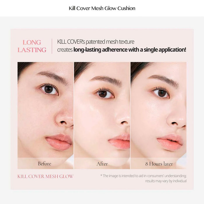 CLIO Kill Cover Mesh Glow Cushion Set (+Refill) Nudie Glow Australia