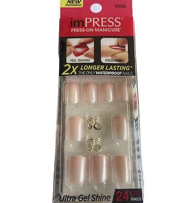 Kiss Broadway Impress Nails Big Flirt 24 Pieces - Makkah Pharmacy