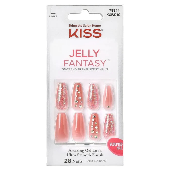 Kiss Gel Fantasy Jelly Nails KGFJ01C KISS