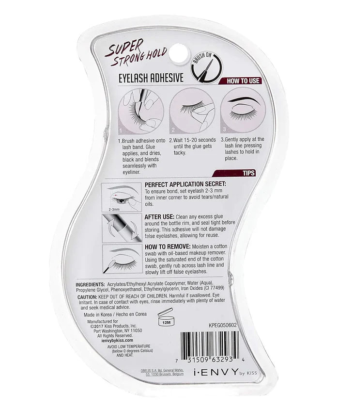 Kiss I, Envy Eyelash Adhesive Super Strong Hold www.plcgcc.com