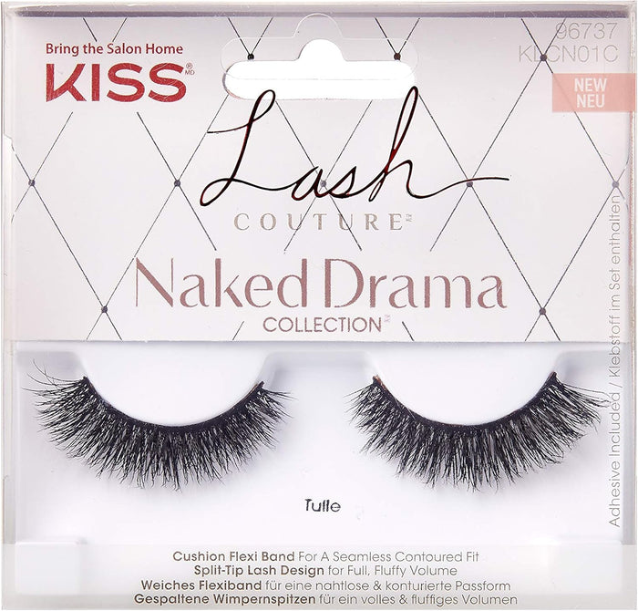 Kiss Lash Couture Naked Drama Lashes, Tulle Klcn01C