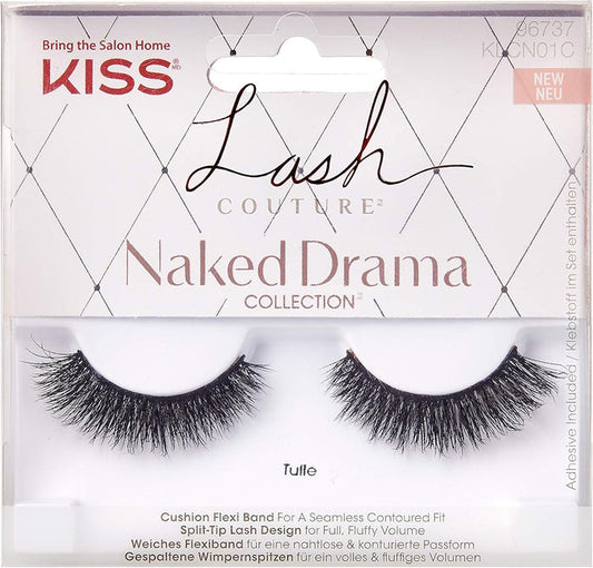 Kiss Lash Couture Naked Drama Lashes, Tulle Klcn01C