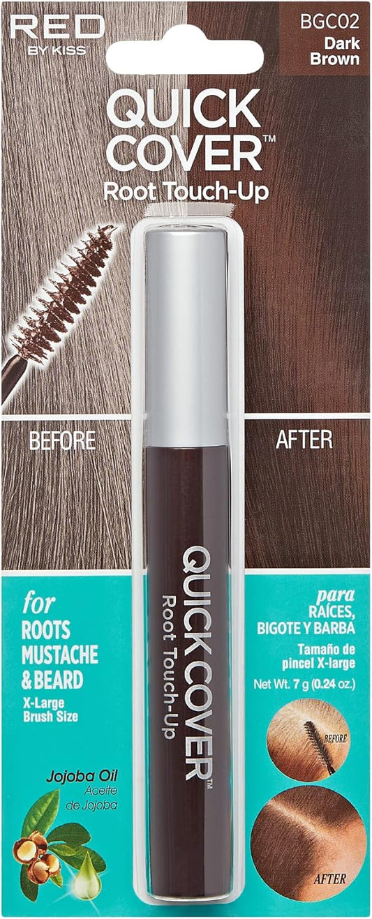 Kiss Quick Cover Gray Hair Touch Up Dark Brown - 7g KISS