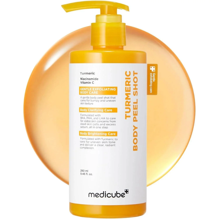 Medicube Kojic Acid Turmeric Body Peel Shot Nudie Glow Australia