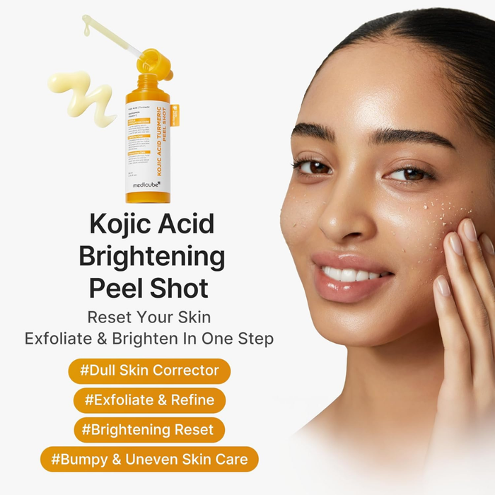 Medicube Kojic Acid Turmeric Peel Shot Nudie Glow Australia