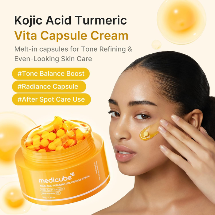 Medicube Kojic Acid Turmeric Vita Capsule Cream Nudie Glow Australia