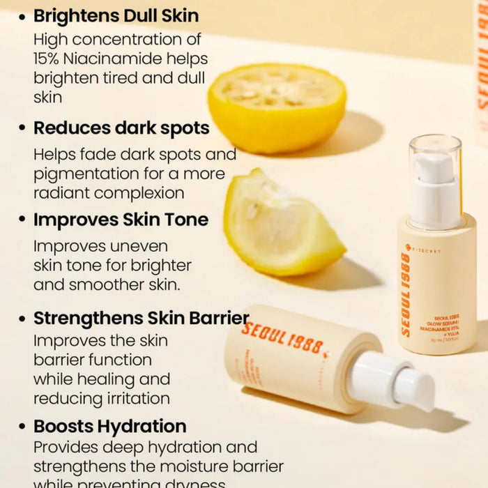 KSECRETKSECRET SEOUL 1988 Glow Serum : Niacinamide 15% + YujaMood Arabia