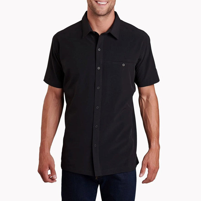 KÜHL Men's Renegade Button-Down Short Sleeve Work Shirt Work Shirts KUHL Blackout 2XL Reg