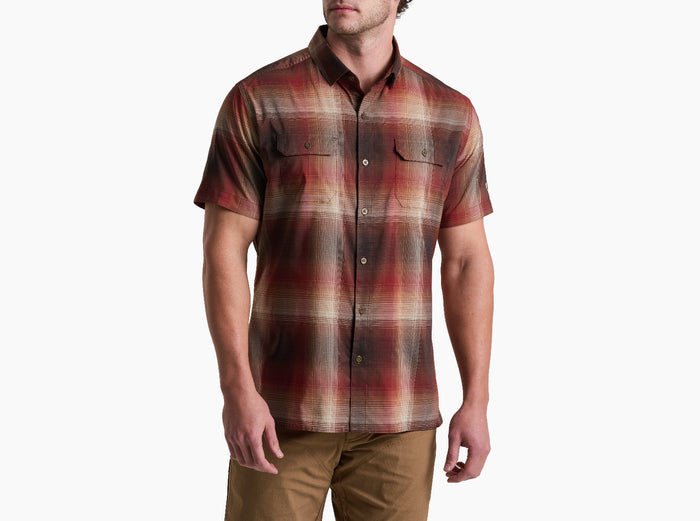KÜHL Response Short Sleeve Button-Down Work Shirt Work Shirts KUHL Red Clay 2XL Reg